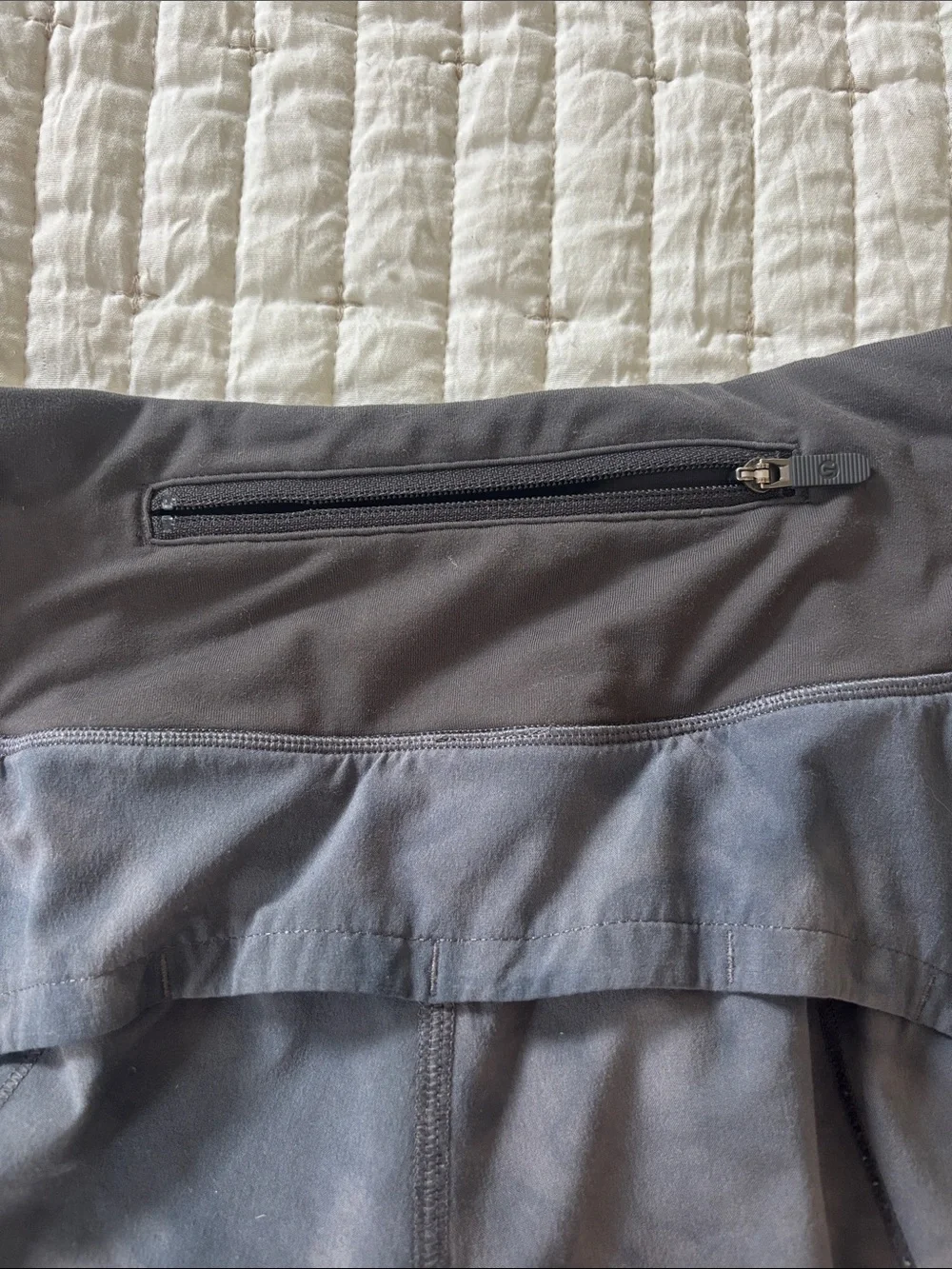 Grey Lululemon Speed Up Shorts